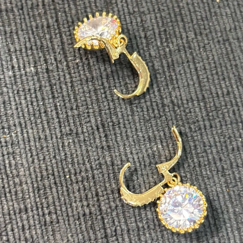 KATE SPADE NEW YORK ♠️ CRYSTAL DROP EARRINGS - Picture 8 of 11